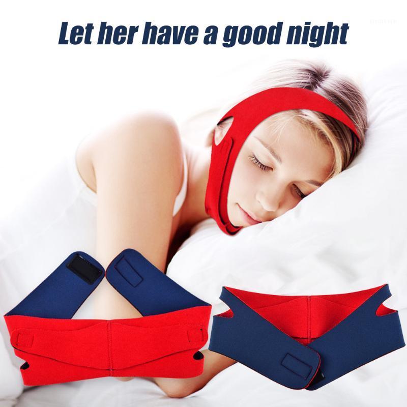 

2020 New Anti-Snore Belt Stop Snoring Chin Strap Belt Anti Apnea Jaw Solution Sleep Support Apnea Sleeping Care Tools1, Blue