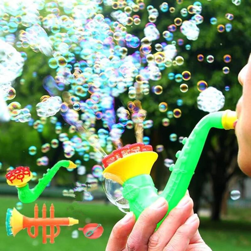 

Random Water Blowing Toys Bubble Gun Soap Bubble Blower Outdoor Kids Child Toys Polyporous Machine birthday