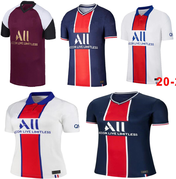 

Newest MBAPPE ICARDI 20 21 Men and women Soccer Jerseys DI MARIA Home Away 3rd Football Shirt KIMPEMBE DRAXLER Uniforms Maillots de Foot, Black