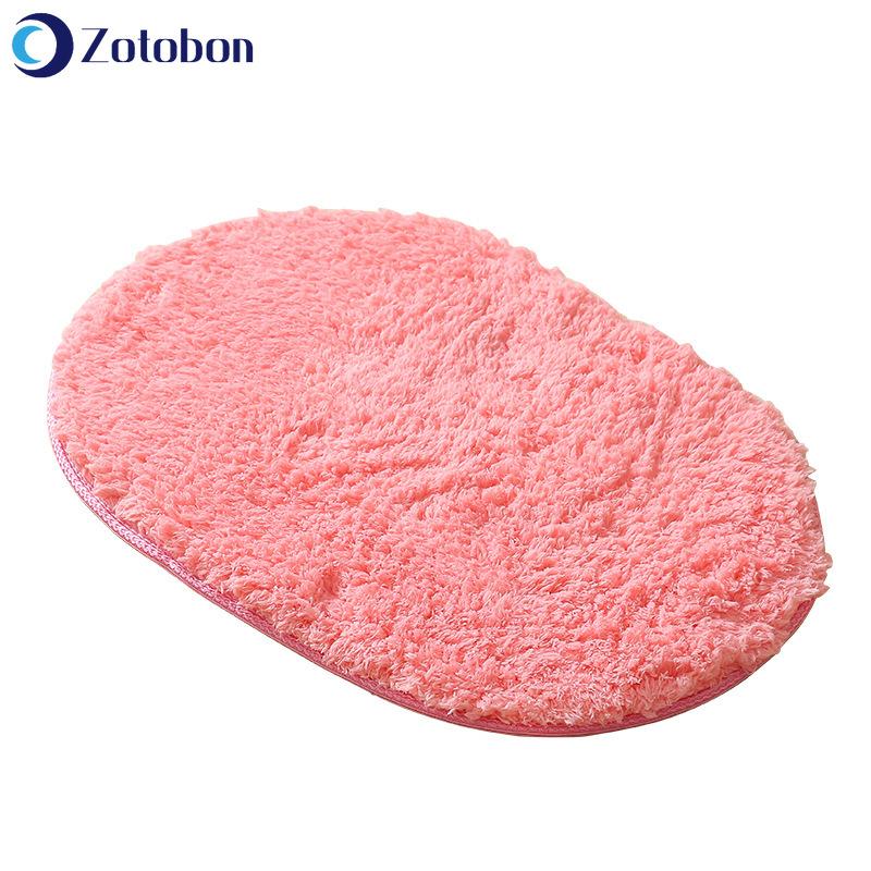 

ZOTOBON Home Bath Mat Non-Slip Bathroom Carpet Soft Coral Fleece Memory Foam Rug Mat Kitchen Toilet Floor Decor Washable M295