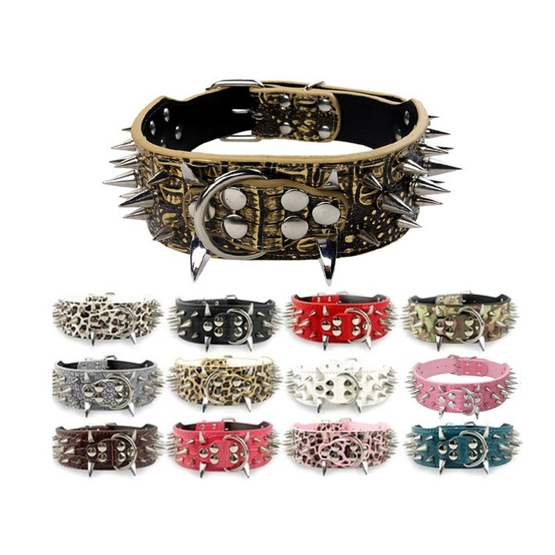

Wolf Tooth Spike Pet Collar Rivet Dog Collar Bully Collar Large Dog Dog Harness(The logistics price Pls Contact us)