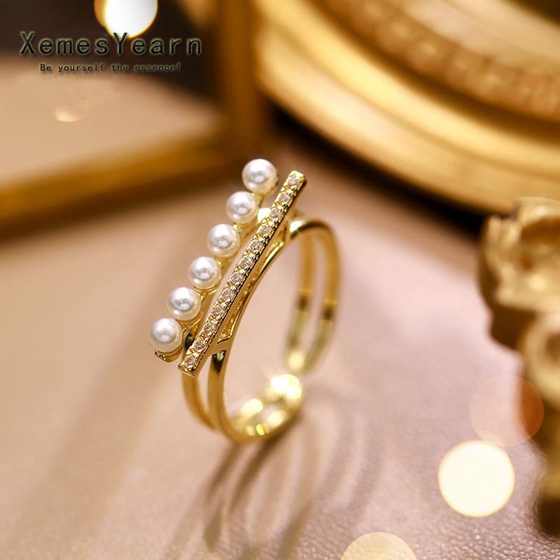 

Cluster Rings 2021 Gothic Girl's Unique Shape Gold Korean Fashion Jewelry Halloween Party Luxury Finger Accessory For Woman, Golden;silver