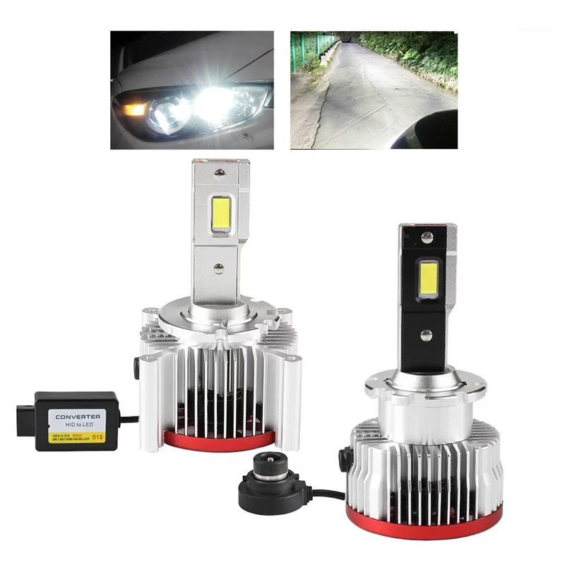 

2 Car light No Error Free Canbus LED D1S D2S D3S D4S D8S D5S D2R headllamp 70W 10000LM 6000K automotive bulb HID ballast to LED1