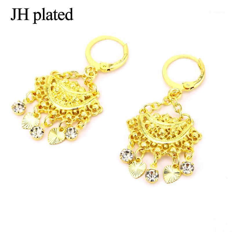 

JHplated Ethiopian Fashion Jewelry,Africa Earrings for Women 24k Earrings Indonesia,Nigeria,arab,Middle east1