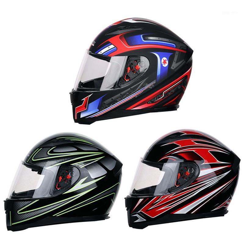 

JIEKAI Motorcycle Helmet Unisex Safety Shockproof Helmet UV Protection Universal PC Lens1