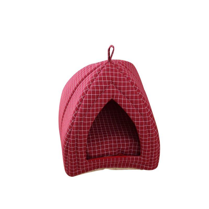 

Triangle Lattice Kennel Dual-use Closed Breathable Warm Non-slip Pet Nest 875A