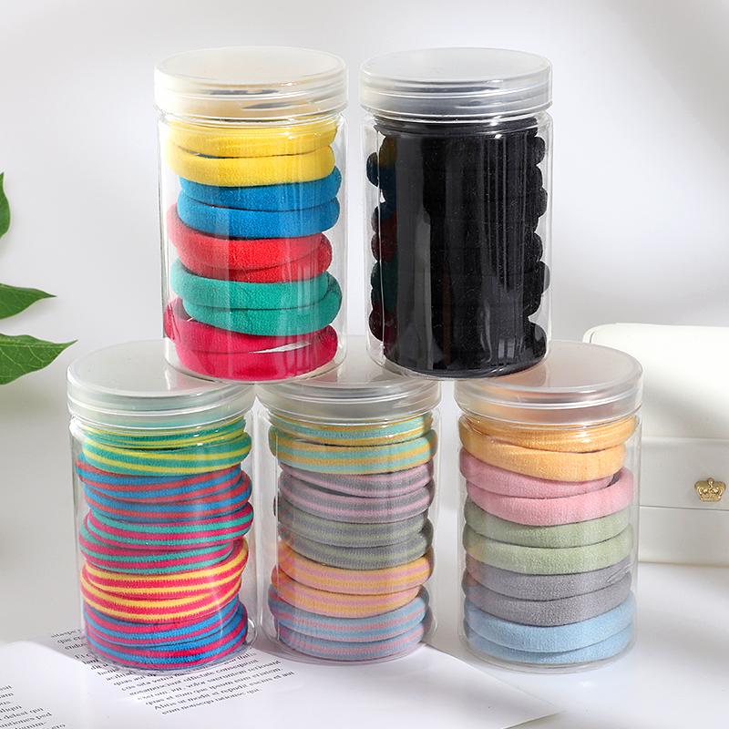 

New 10pcs/set Hair bands Girl Candy Color Elastic Rubber Band Hair band Child Baby Headband Scrunchie Accessories for, Bottle