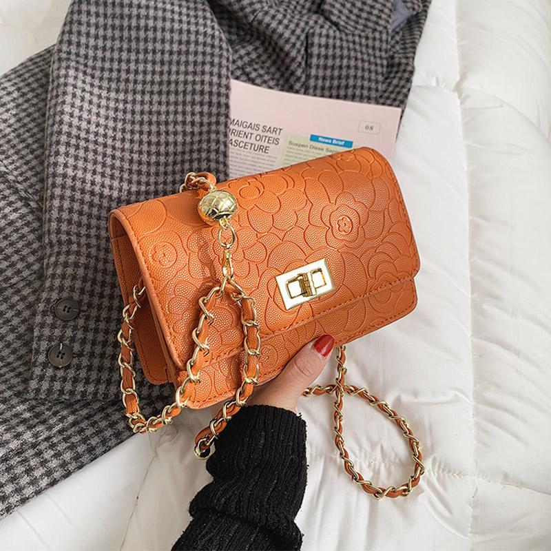 

2021 Women Pu Leather Shoulder Bags Designer Girls Brief Flap Women's Casual Messenger Bags Crossbody Handbag Female, Black