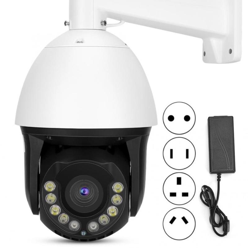 

1080P HD 30X Zoom PTZ IP Camera AI Humanoid Tracking Night Vision IP66 Cam 100-240V Hot Sale