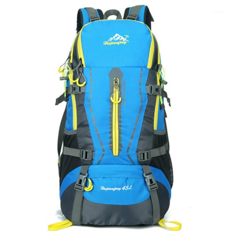 

Large Capacity Mountaineering Bag,Rainproof Outdoor Travel Backpack Men's Sports Bag Women's Travel Backpack,5Colors Bags1, Orange