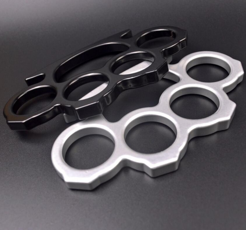 

NEW steel Brass Knuckles Fighting Knuckle Duster Powerful Self Defense Knuckles Mens Self-Defense fox too self-defense Pendant Bottle Opene1