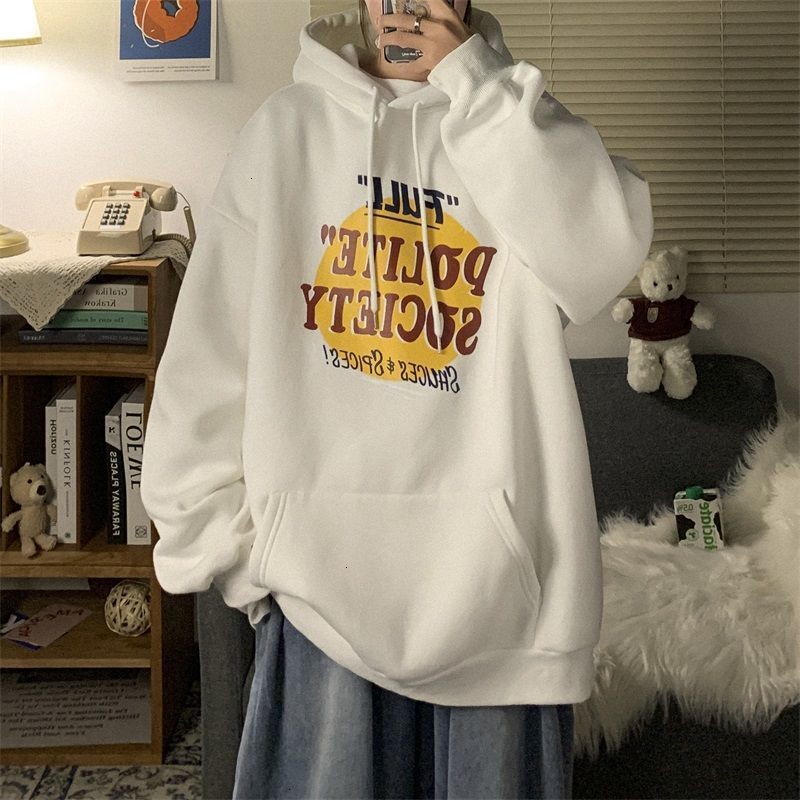 

2021 New Privathinker Men's Thicken Warm Hoodies Winter New Streetwear Casual Pullovers Hooded Sweatshirts Man Clothing J7Y9, Black