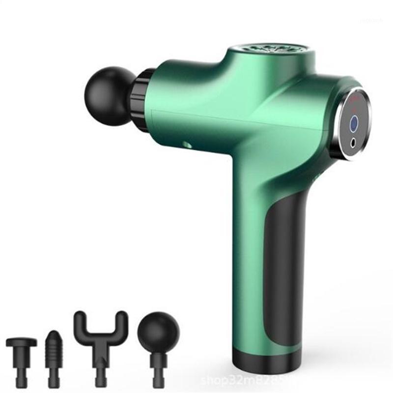 

USB Rechargeable fascial gun Fitness muscle relaxer massager impact gun Exercise recovery fascia grab Massage1