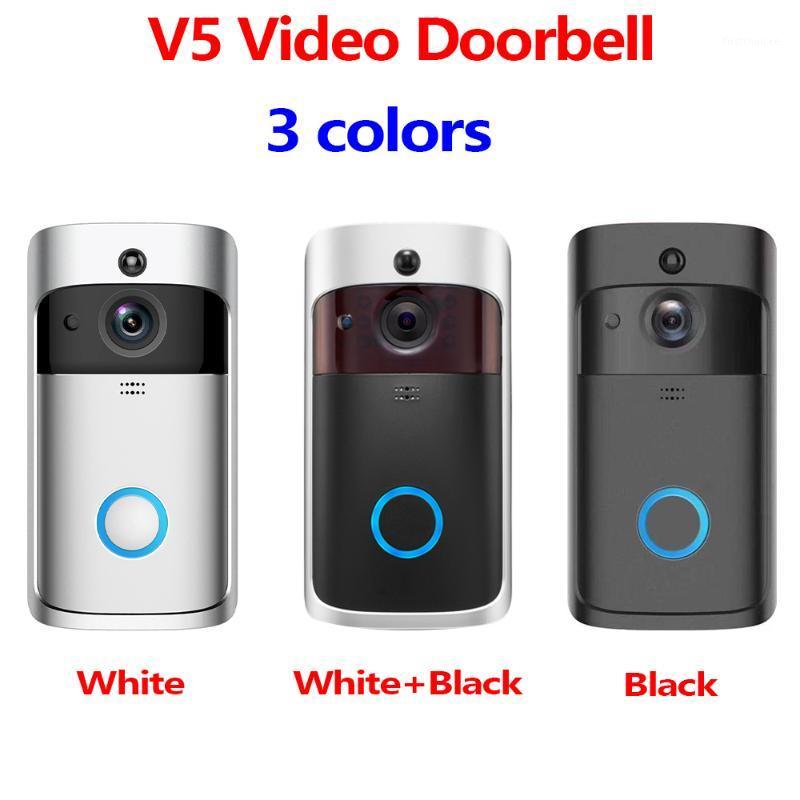 

Smart Video Doorbell V5 720P HD Sensor Night Vision Two Way Audio Smart Phone APP Control Long Life Battery WiFi1