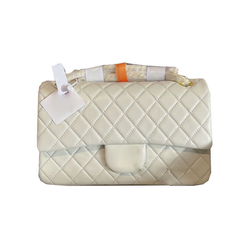 

Classic Brand Designer Shoulder Bag Womens Solid Color Leather Crossbody Designers Bags Fashion Flap Multi-color Chain Tote Bags Versatile Handbags For Women 25cm, Black silver chain