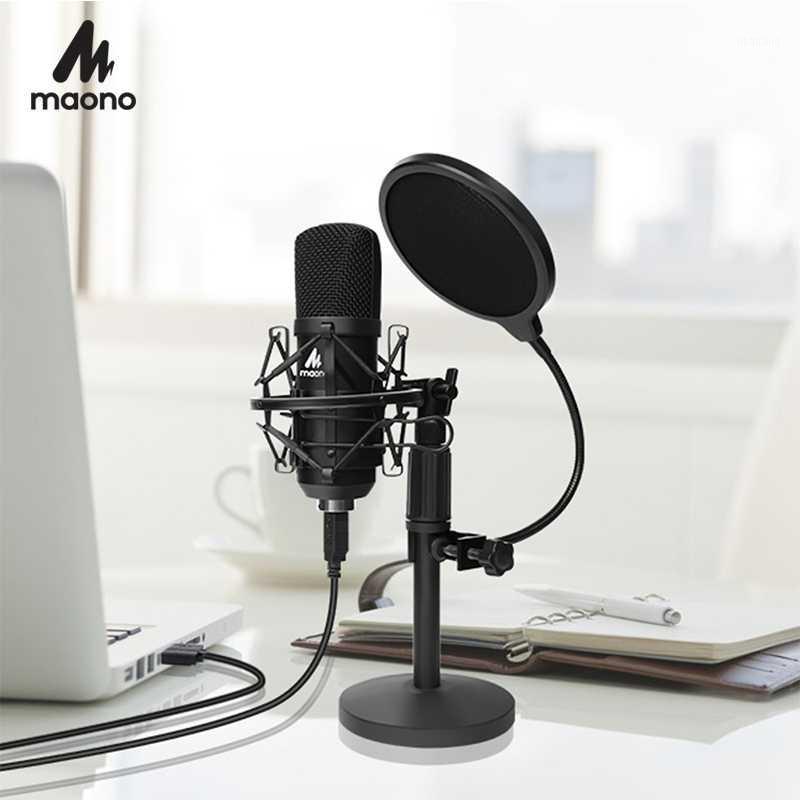 

USB Microphone Kit 192KHZ/24BIT MAONO AU-A04T PC Condenser Podcast Streaming Mic Plug&Play microfono for Computer YouTube Gaming1