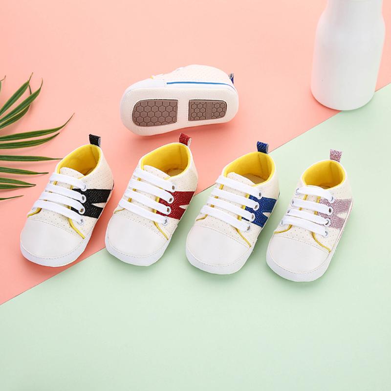 

Baby Pu Leather Shoes Sports Sneakers Newborn Boys Girls Infant Toddler Soft Anti-slip Soft Sole Casual P35, Bu