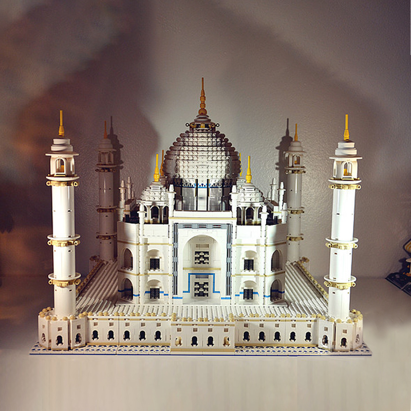 

17008 6634pcs Creator National Famous Building Series Taj Mahal Assembly Model Building Block Toy Compatible 10189 Christmas gift