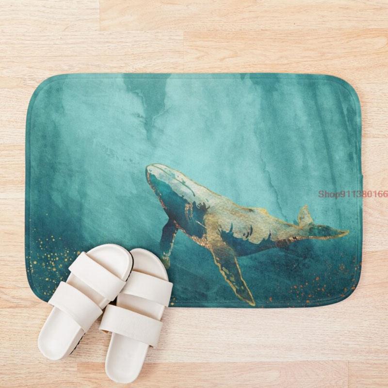 

Mat Light Beneath Anti Slip Bath Mat bathroom carpet Rug 3D Printed Water Absorption Bathroom Carpet Rug Living Room