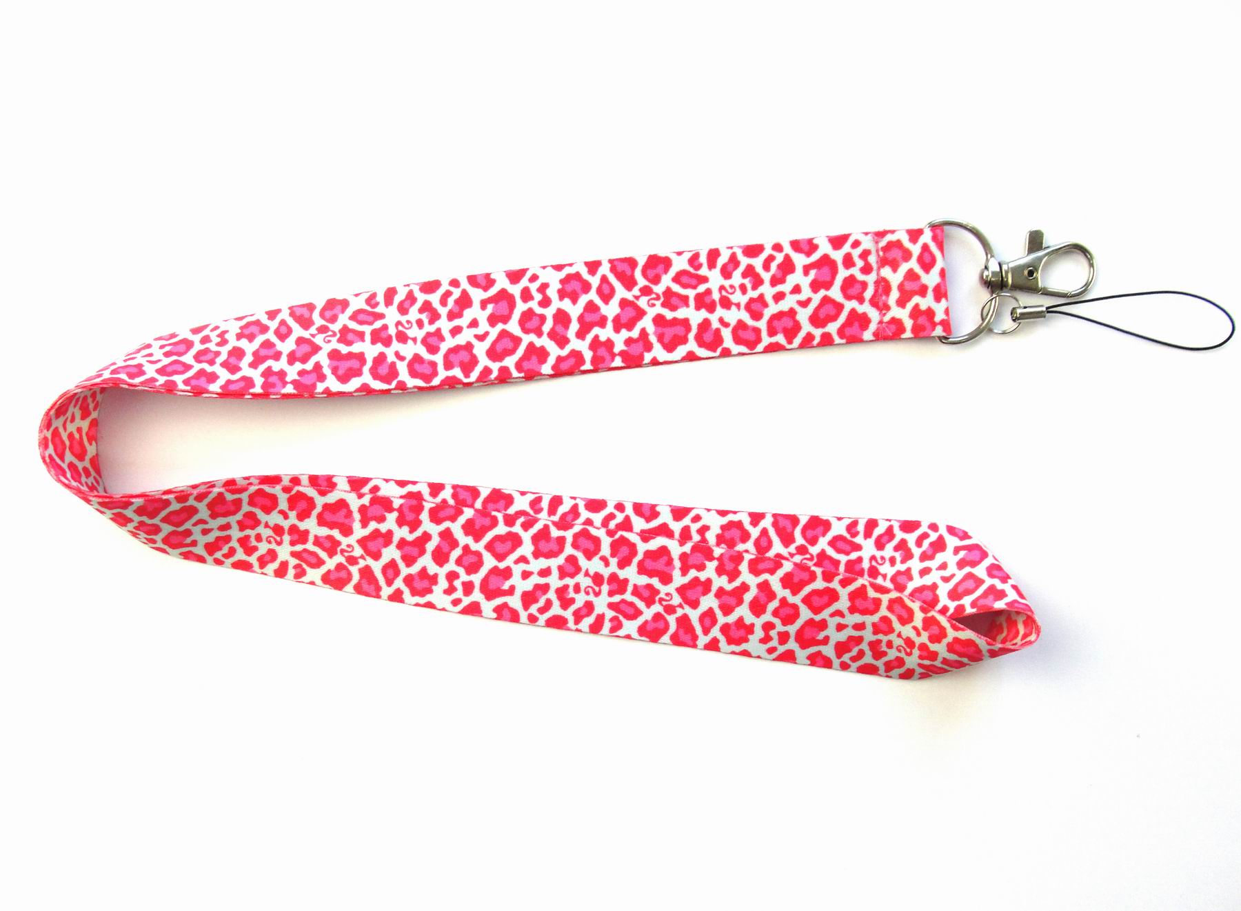 

Leopard Printed Key Lanyard ID Badge Holders Animal Phone Neck Straps with Keyring Phone Accessories