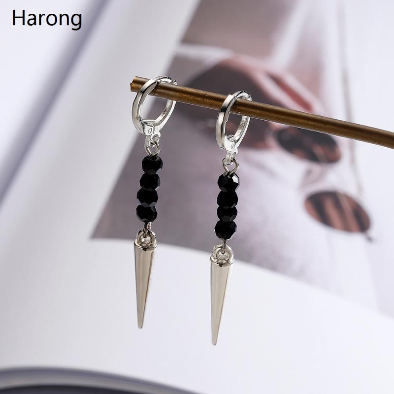

Fashion Trends Crystal Zinc Alloy Tapered Drop Earrings Long Personality Bohemian Drop Earrings For woman Aesthetic Jewelry Gift