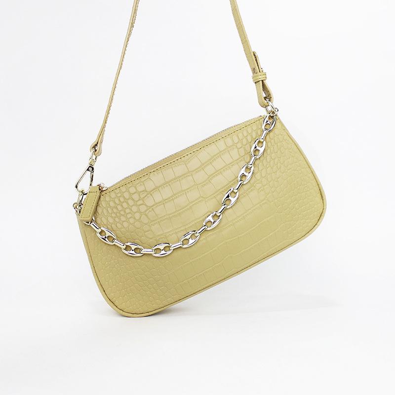 

Shoulder bag 2021 portable fashion shoulder slung baguette, Purple