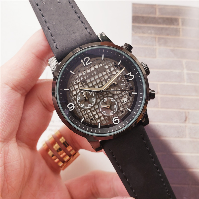 

new spot men's fashion wangj bag watch factory direct sale, Slivery;brown