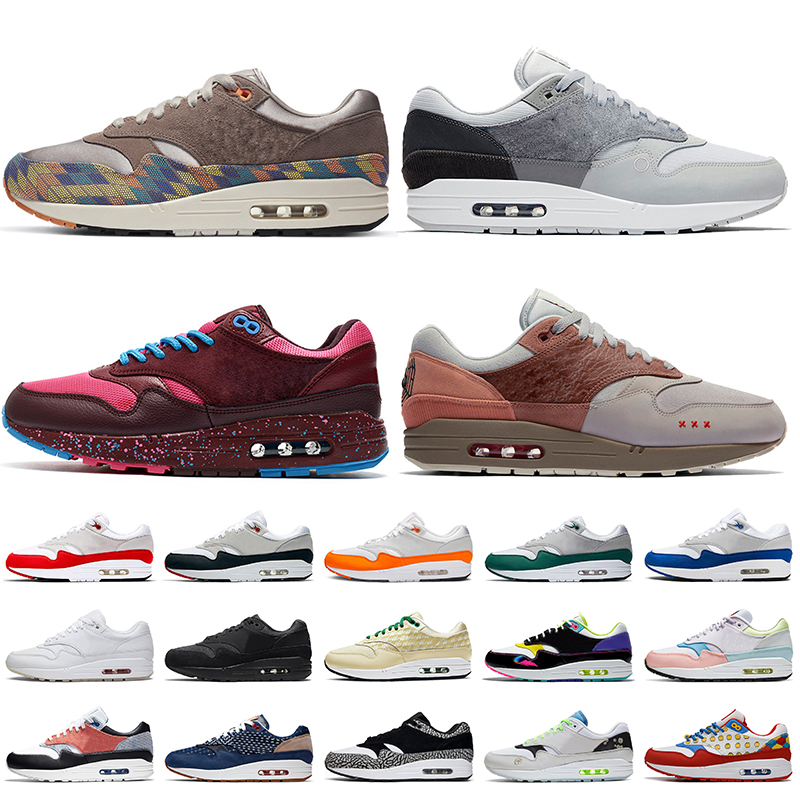 

Top Quality Fashion 2021 Women Men Running Shoes N7 Taupe Haze AMS Parra Amsterdam London Denham 1 1s Lemonade Jogging Trainers Sneakers, #11 anniversary royal 36-45