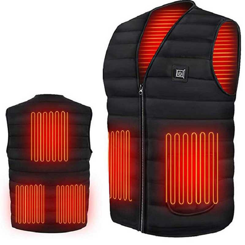 

Five Hot Clothing in Winter Smart Heating Vest Warm clothing USB Charging Electric Heating Vest Jacket