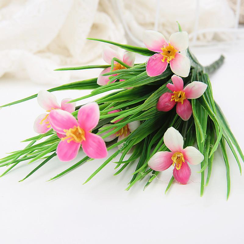 

Artificial Plants Green Grass Fake Plastic Flowers Household Living Room for Home Decor Wedding Festival Garden Decoration1, 1pc