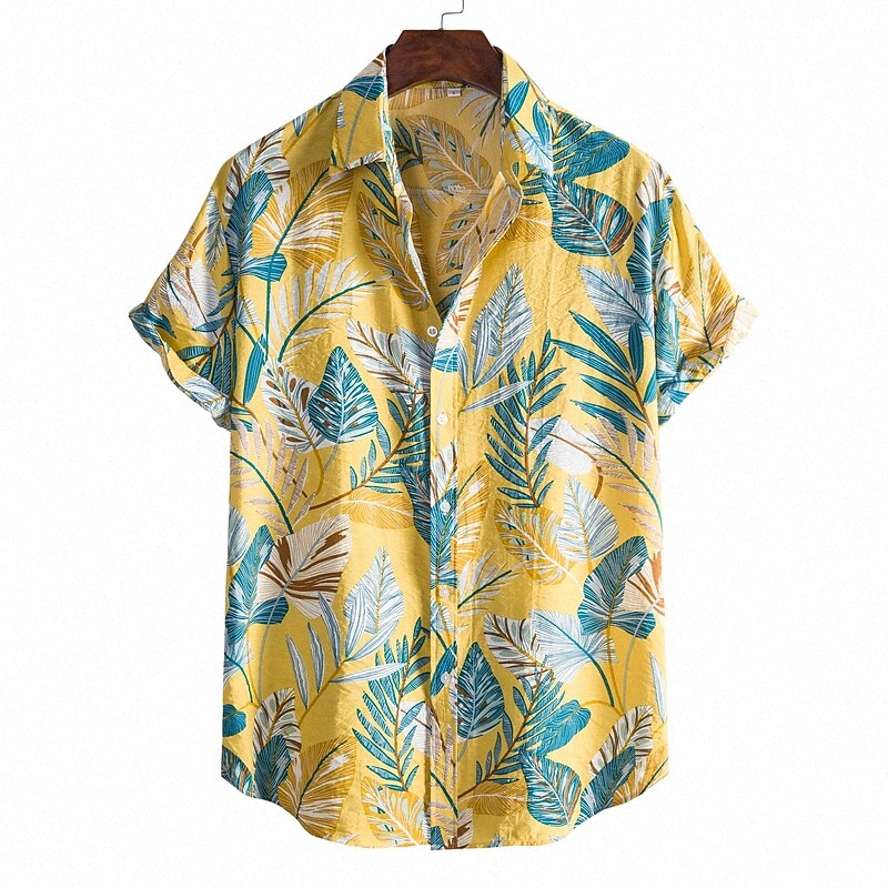 T-shirt pour hommes Autres impressions Lettre Animal Bouton Down Collier Daily Vacances Holiday Chemises à manches courtes Print Haut à manches c