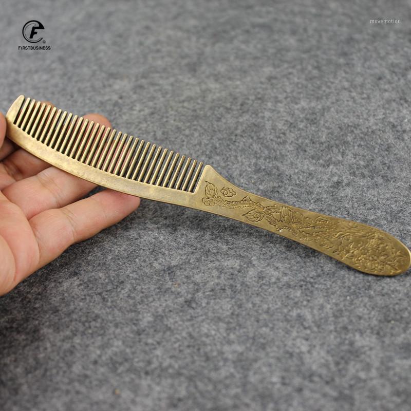 

Mother's Day Gift copper dragon phoenix Fine-tooth Hairdressing Combs Tangled Straight Hair Comb Care Styling Tool for Home1