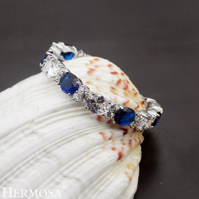 

Hermosa Jewelry big Shiny Silver Color Bracelets7 inch18cm