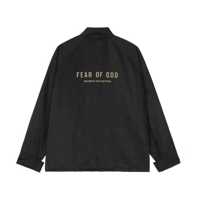 

Fog Main Fear 7 of God Line Season Male and Female Couples Leisure Letters High Street Jacket Submachine Jacket TrendHHD0, Matcha green