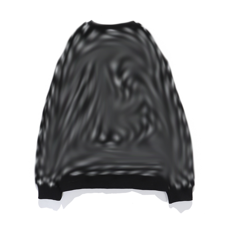

neck Crew mens Pullovers print hoodies sweatshirt Cotton Knitted Sweaters Male Women couple hoodie paris fashion Swearshirt 3color 6ZNV, Black