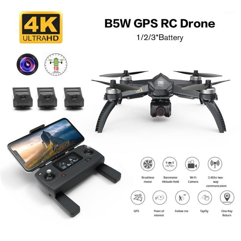 

B5W 4K HD Camera GPS RC Drone Brushless Motor With WIFI 5G FPV Adjustment Camera Auto Return RC Aircraft1