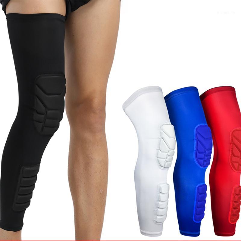 

1pc Knee Pad Sleeve Long Breathable Leg Protector Protective Cover Knee Support For Outdoor Climbing Basketball Football Cycling1, Black