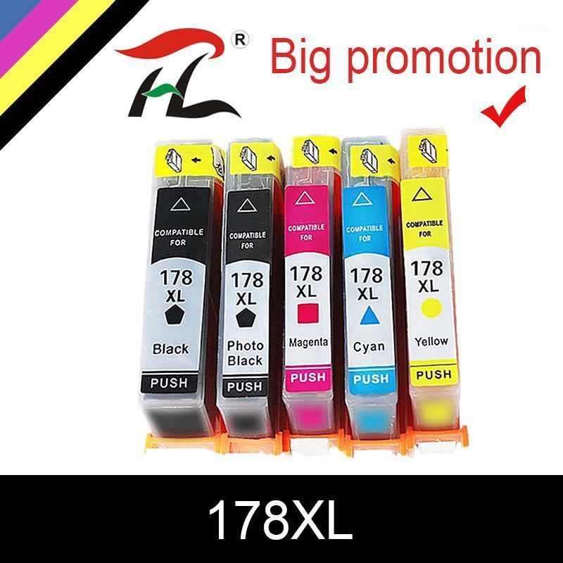 

5PK 178XL ink Cartridge for 178xl 178 compatible for 7510 B8550 C309a 5510 C410c C5324 C5390 D5460 B109a 3070A 6510 C53881