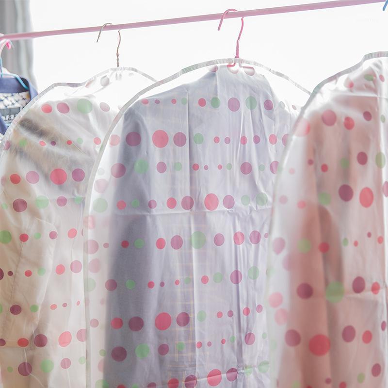 

Thickened Dust Bag Suits Coats Dust Storage Transparent Suitcase Clothing Cover Pouch Cover Clothes Hanger1, Color send randomly