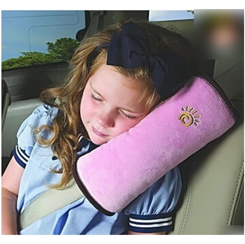 

Wholesale- Soft Side Sleeper Pillow Safety Protect Neck Shoulder Pad Seat Belt Cushion For Kids Children Adult Pillow Ic878062 Pfvn4