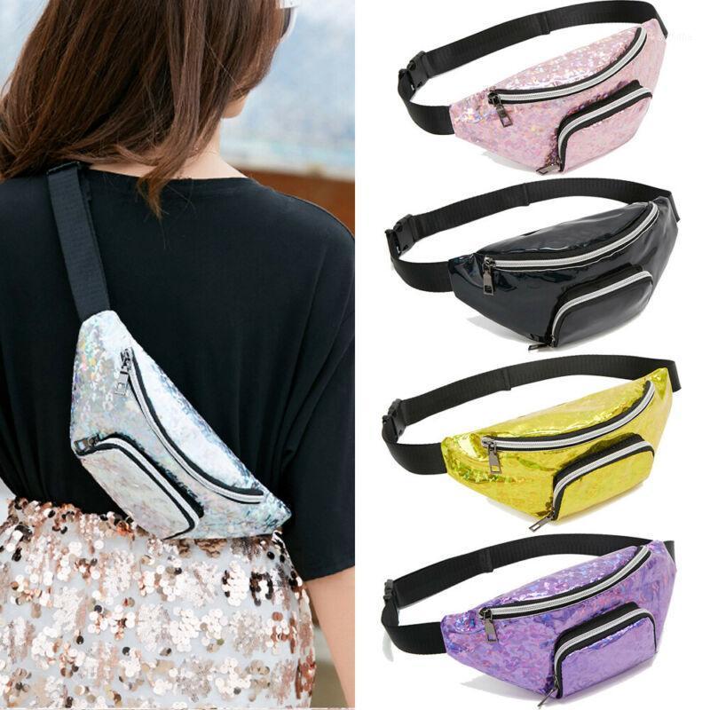 

Women Travel Waist Fanny Pack Holiday Money Belt Wallet Bum Bag Sport Pouch1, Sky blue