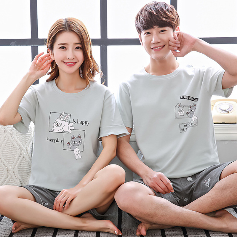 

2021 New Model Women's for Cartoon Sleepwear Will See Fine Cotton Short Household Wear Man Pajamas Home Suit Ihgv, Q2003