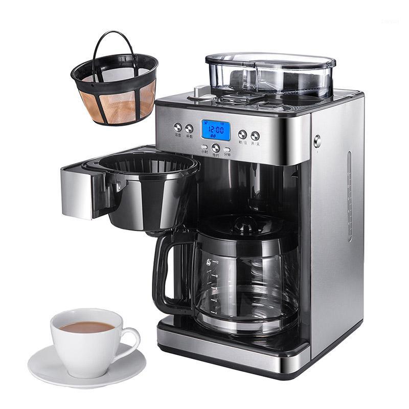 

American Home Use Coffee Beans Grinder Fully Automatic Stainless Coffe Machine Cappuccino All-in-one freshly brewed make machine1