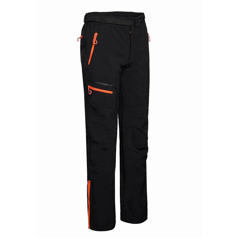 

New light version of men' outdoor camping climbing sports assault pants composite velvet soft pants, Black
