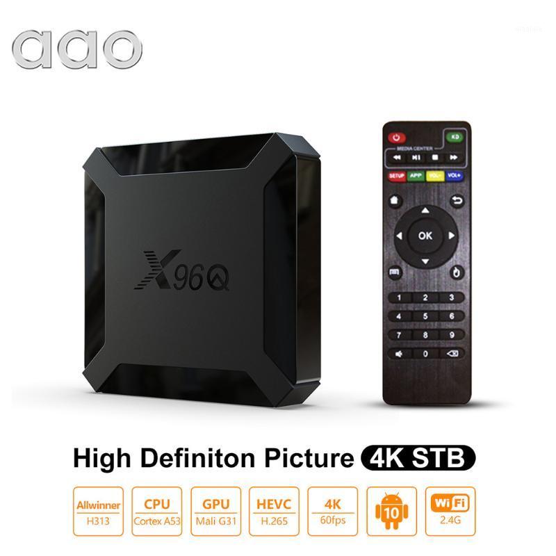 

AAO X96Q Set Top Box Android 10.0 TV box 2G 16G Smart TVBOX Allwinner H313 Quad Core 2.4G 2K 4K WiFi Netflix Media Player PK X961