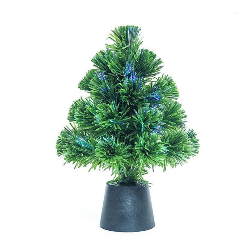 

Mini USB Fiber Christmas Tree Christmas Decoration 30cm PVC DIY Tree Desktop Home Decor Decoration Kids Gif1