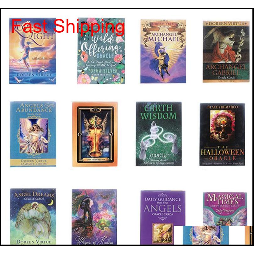 

Mysterious Divination Magical Fate Tarot Deck Guidebook Card Table Board Game U80Lg