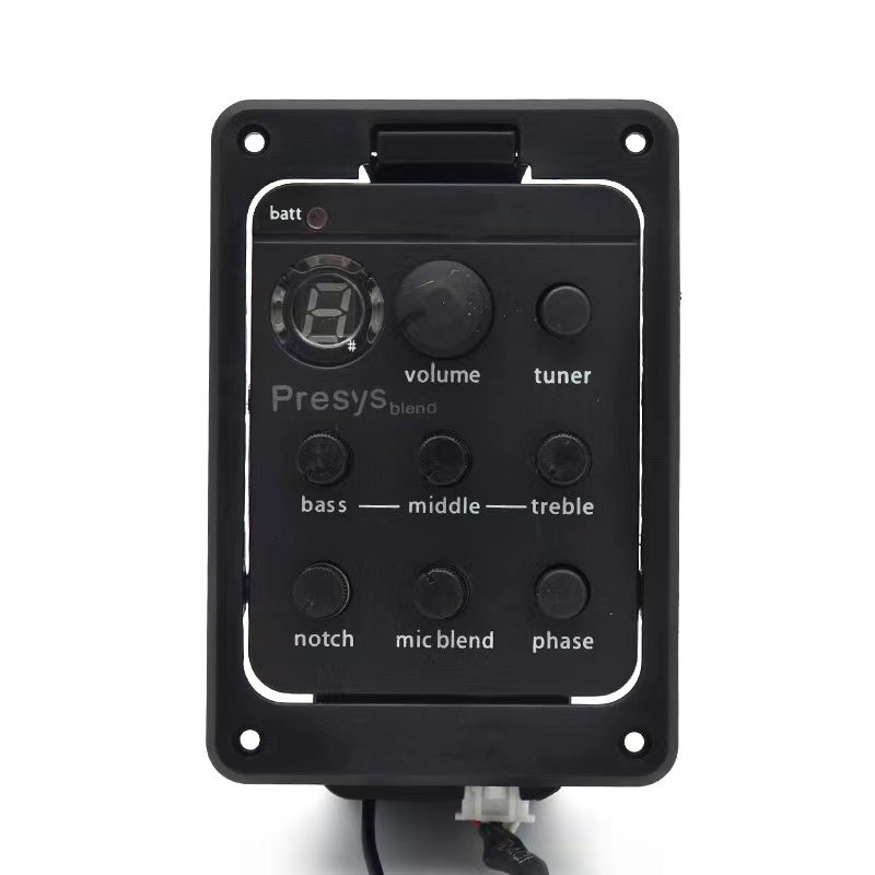 

Guitar Pickup Mistura Mic Modelo Dual Preamp Tuner