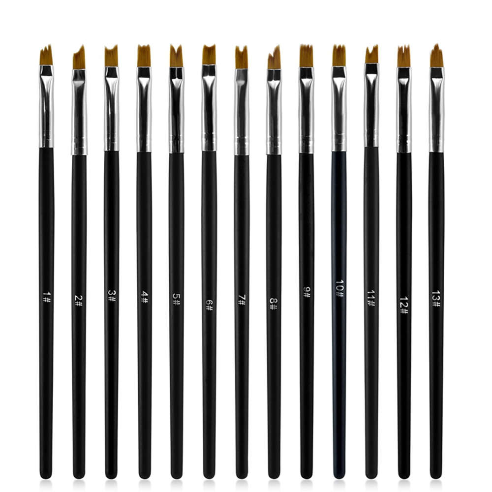 

Rolabling Gel Nail Brush Acrylic Pen French UV Gel Nail Art Brush Pens Drawing Pen Art Decorations Painting Tools