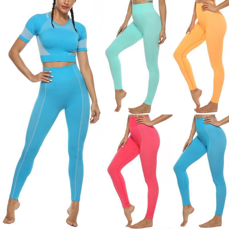

Women' Casual Gym Leggings Sportswear Clothing Seamless Yoga Pants Running Tights Slim High Elastic Fashion Fitness Yoga Pants1, Blue